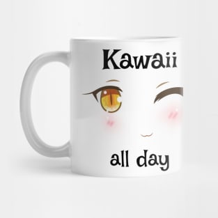 Anime manga eyes kawaii Mug